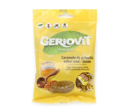 Gerio Caramelo Miel Limón Propóleo Stevia 75g