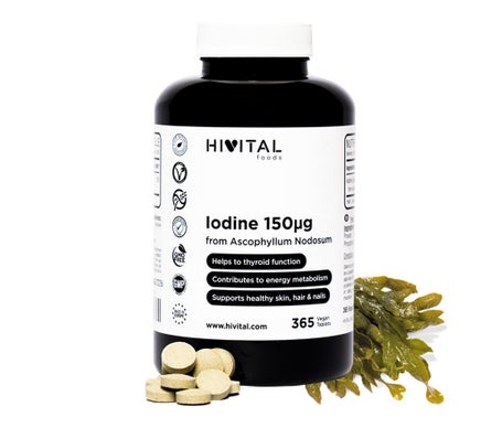 HIVITAL Yodo natural 150 mcg 365 comp