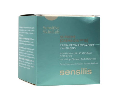 Sensilis Supreme [Day Cream SPF15] Crema Detox Renovadora y Antiaging 50ml