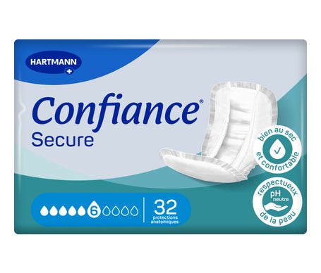 Confiance Secure Protección Absorbente 6G 32uds