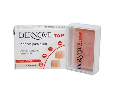 Dernove Tapones Oidos Silicona Tap Moldeable 6 U