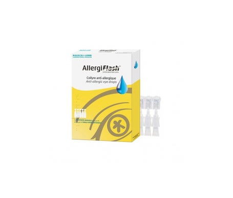 Alergiflash de Bausch-Lomb 0,05% gotas para los ojos 10 dosis únicas de AllergiFlash | Natural Doctor