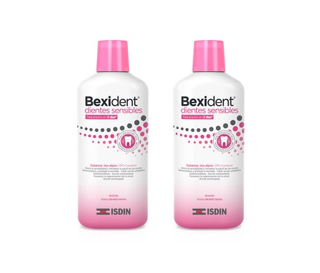 ISDIN Bexident Pack Colutorio Dientes Sensibles 2x500ml