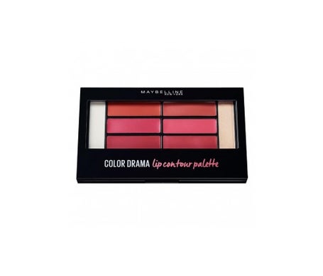 maybelline color drama lip contour palette