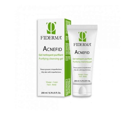 Unika Labs Fiderma Acnefid Gel Limpiador Purificante 200ml de UNIKA LABS Srl | Natural Doctor