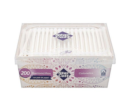Star Cott bastoncilos 100% algodón 200uds