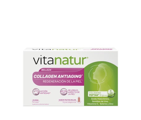 Vitanatur Collagen Antiaging Regeneración de la Piel 10 viales