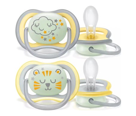 Philips Avent Ultra Air Night Time Chupete +18m 2uds