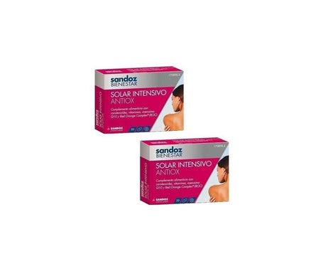 Sandoz Pack Solar Intensivo Antiox