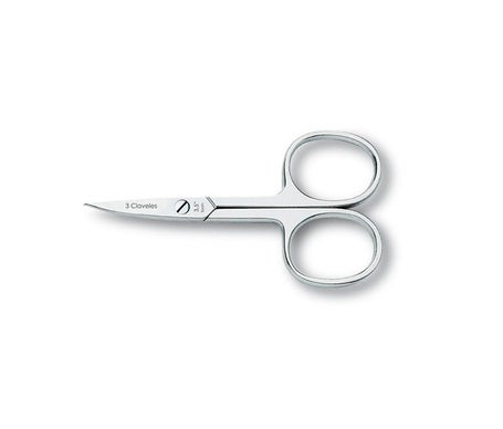 '3 Claveles tijera uñas curva 3.5'''' 9cm 1ud'