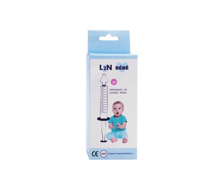 L2N Bebé Jeringa Lavado Nasal 2uds