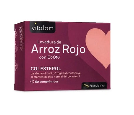 Vitalart Levadura De Arroz Rojo Con Q10 60comp