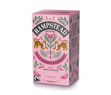 Hampstead Tea Rosehip Hibiscus Infusion 20 Sobres | Natural Doctor