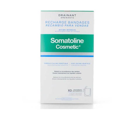 Somatoline Cosmetic Recambio Para Vendas Drenantes 6uds