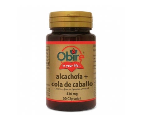 Obire Alcachofa + Cola de Caballo 300 mg 60 caps