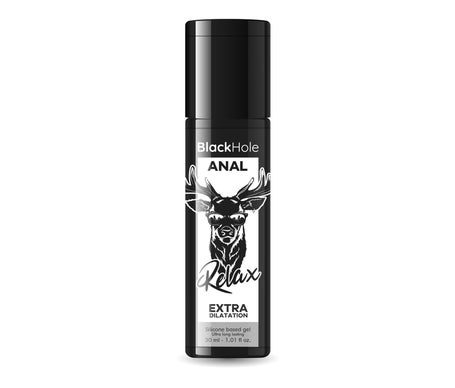Black Hole Relax Gel Base Silicona Extra Dilatación Anal 30ml