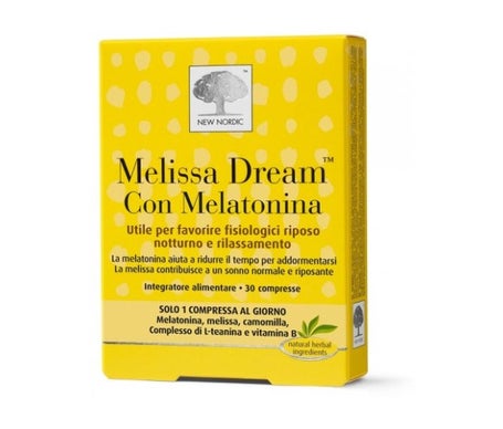 New Nordic Melisa Dream Melatonina 30comp