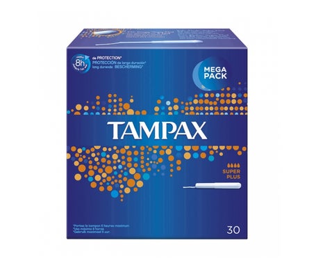 Tampax Tampones con Aplicador de Cartón Suplerplus 30uds