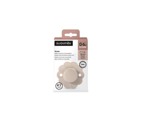 Suavinex Wonder SX Pro Silicon Pacifier 0-6M Mauve Chalk 1ud