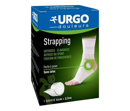 Urgo Strapping Venda Adhesiva Elástica Sin Látex 2,5Mx6cm 1ud