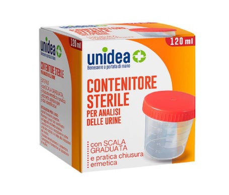 Unidea Recipiente Estéril Para Análisis De Orina 120Ml