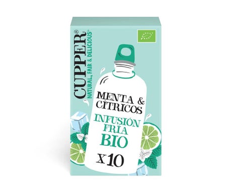 Cupper Infusión Fría de Menta y Cítricos Bio 10uds