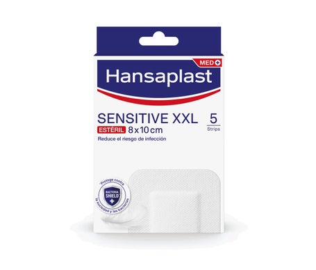 Hansaplast Med+ Sensitive XXL Apósitos 8x10cm 5uds