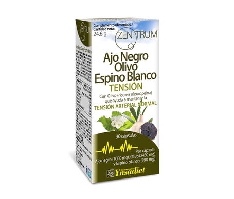 Zentrum Ajo Negro Olivo Espino Blanco Tensión 30 vcaps