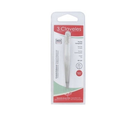 3 Claveles pinza cangrejo Inox 10cm 1ud