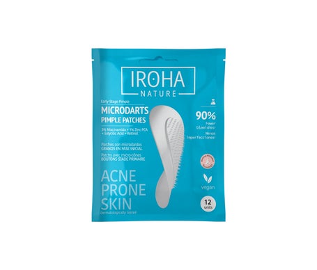 Iroha Acne Prone Skin Parches Granos Ácido Salicílico 12uds
