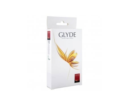 Glyde Ultra Slimfit Red 10 preservativos Red vegan fine