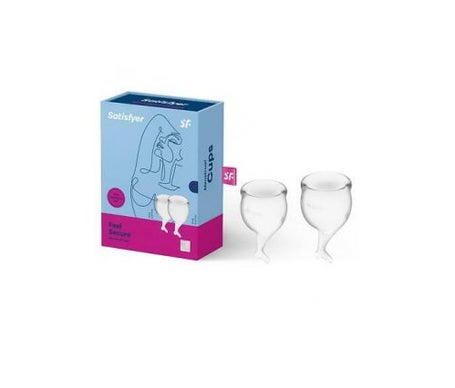 Satisfyer Kit Copa Menstrual Feel Good Transparente 2uds