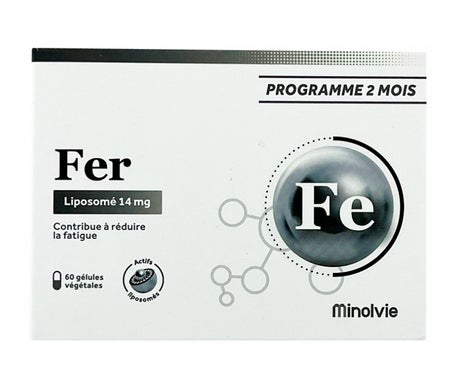 Minolvie Fer Liposome 60 Perlas