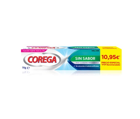 Corega Sin Sabor Crema Fijadora 70g
