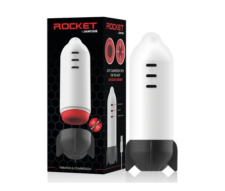 Jamyjob Rocket Masturbador Soft Compresión Vibración 1ud