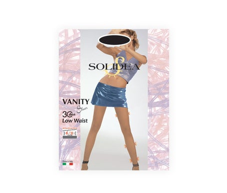 Solidea Vanity 30den Sheer Pantimedia Negro 1 S 1ud