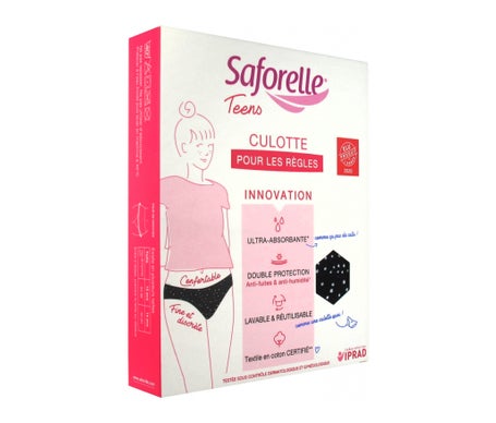 Saforelle Bragas menstruales adolescentes 14 años 1 unidad