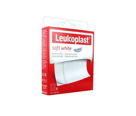 Leukoplast Soft Whit Pans 10X8Cm 5