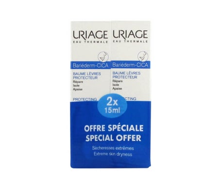Uriage Bariéderm-Cica Bálsamo Labios Protector 2x15ml