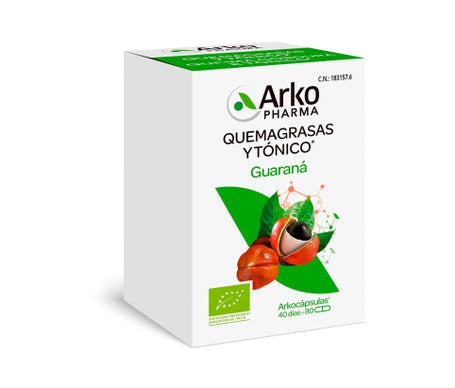 Arkocápsulas Guaraná Bio 80caps