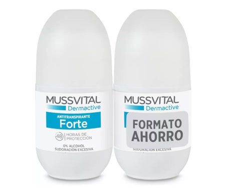 Mussvital Dermactive Antitranspirante Forte 75ml