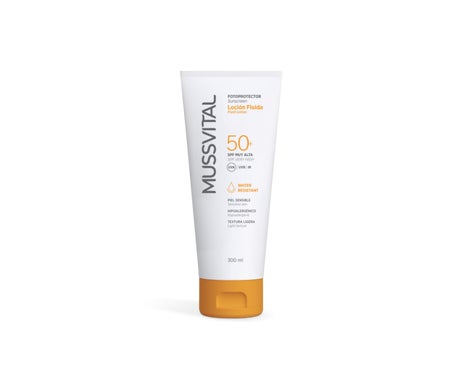 Mussvital loción fluida pediátrica SPF50+ 300ml