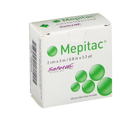 Mepitac Soft Fixação De Silicone De Limpeza 2cmx3m