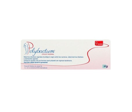 Huevo Vaginal Polybactum Caja 9