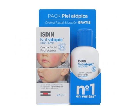 Nutratopic Pack Crema Facial 50ml + Loción 100ml