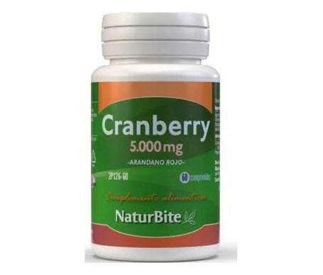 NaturBite Cranberry Arándano Rojo 5000mg 60comp