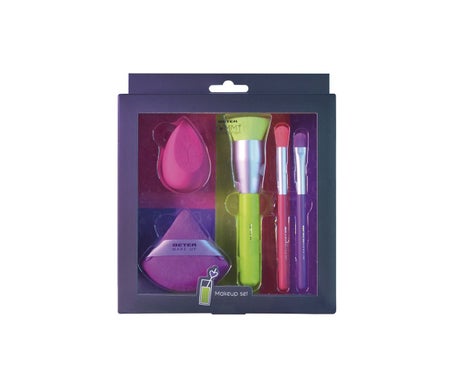 Beter Yummy Collection Set Maquillaje Brocha Esponja Pinceles