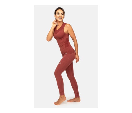 Anaissa Set Namasté Legging y Camiseta Fibra Emana Marsala S/M