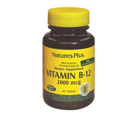 NaturesPlus Vitamina B12 2000mcg 60comp