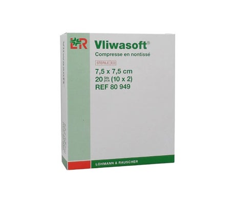 Lohmann & Rauscher Vliwasoft Compresa Estéril NT 7,5x7,5cm 10 Sobres